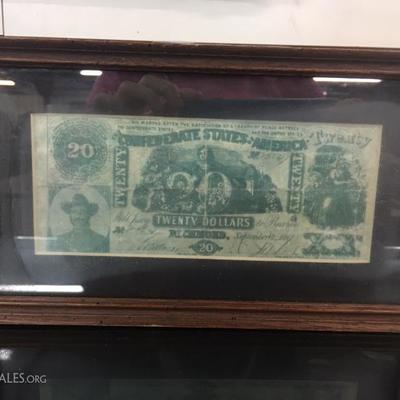 Replica Confederate money
