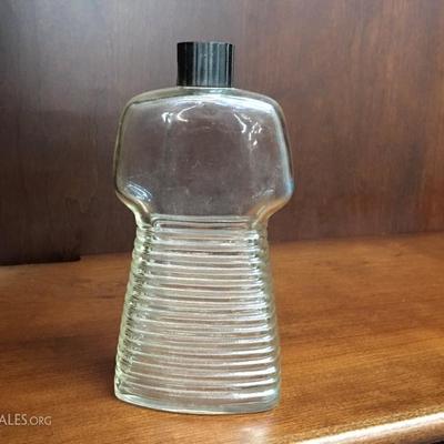 Vintage glass Joy bottle