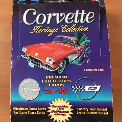 Corvette trading cards