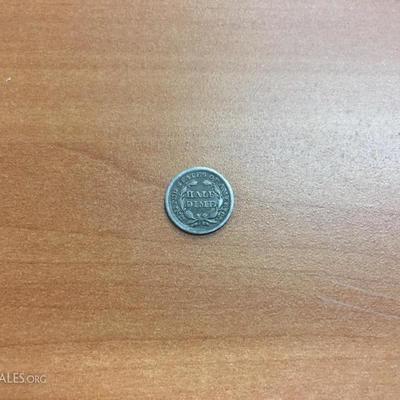 1856 Seated Half Dime