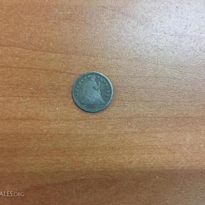 1856 Seated Half Dime