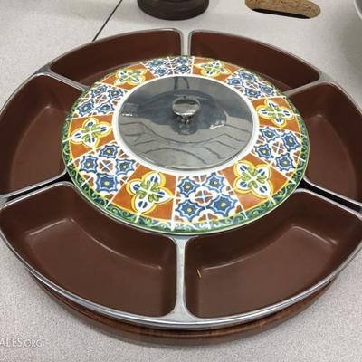 Lazy Susan serving tray