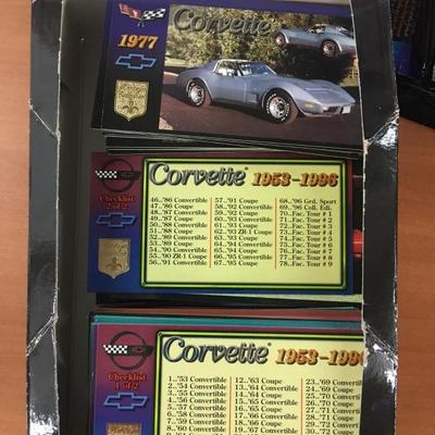Corvette trading cards