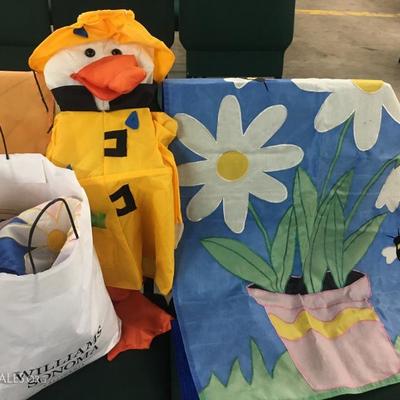 Bag of flags and windsocks