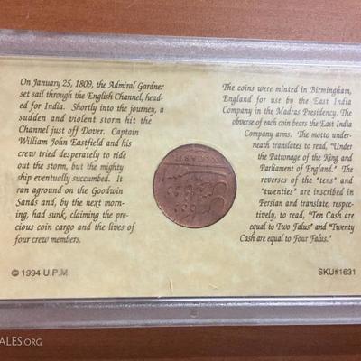 1808 Shipwreck coin