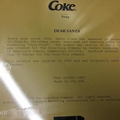Coca-Cola tray