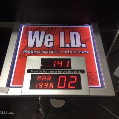 Lighted sign