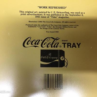 Coca-Cola tray