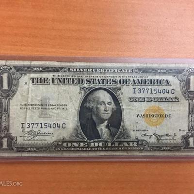 North African Silver Certificate 1935A