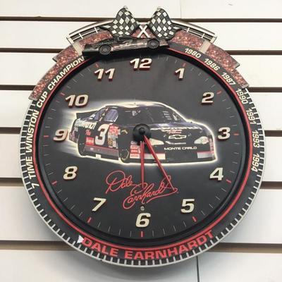 Dale Earnhardt clock