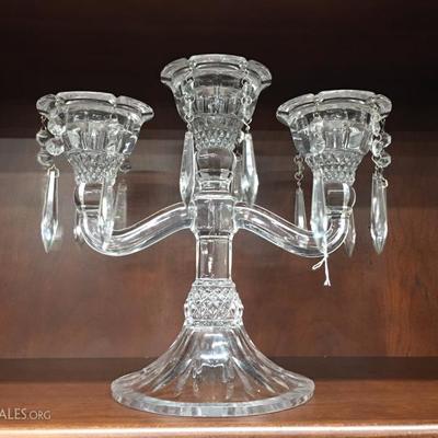 Crystal candle holder