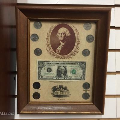 Washington set with silver 1944 quarter