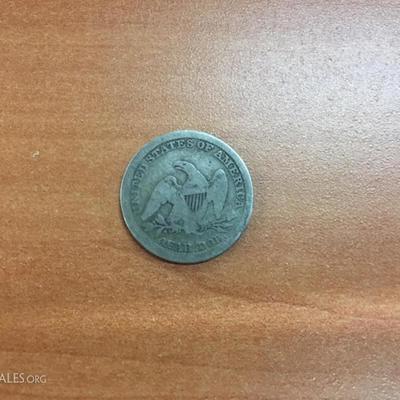 1854 Seated Quarter