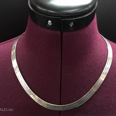Silver necklace