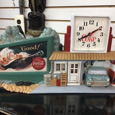 Coca-Cola diner clock