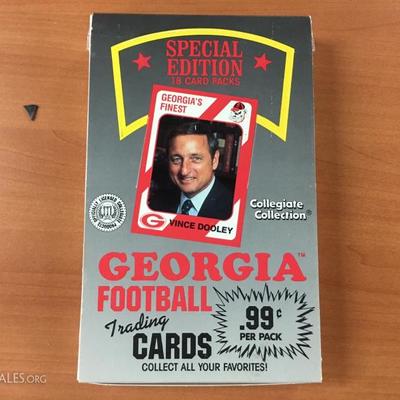 Georgia Bulldog trading cards