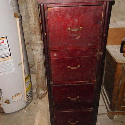 Wooden File Cabinet