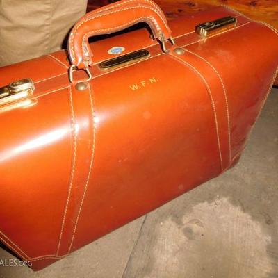 Vintage Leather Luggage Like New
