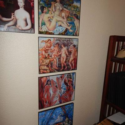 Art Collection in Document Frames $2.00 each