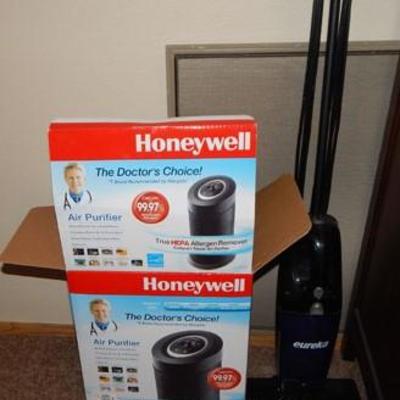 Honeywell Air Purifier $20.00  
Eureka Quick Up Vacuum  $15.00