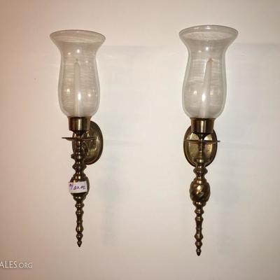 MATCHING WALL SCONCE CANDLE HOLDERS