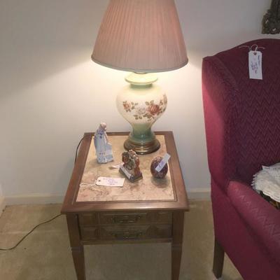 LAMP, LAMPS, END TABLE