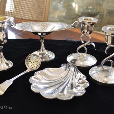 Sterling and silverplate