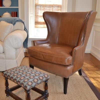 Williams-Sonoma leather chair
