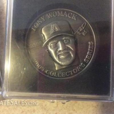 Tony Womack Collector's coin