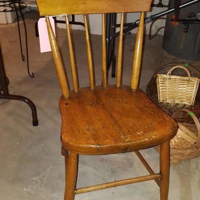Antique schoolhouse chair. Really good condition