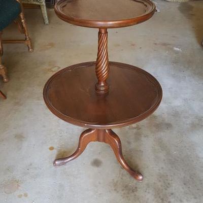 2 Tiered Vintage Table