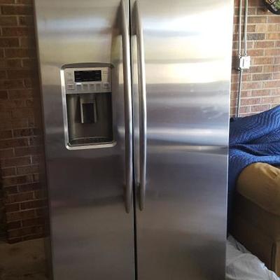 GE Profile Side by Side Refrigerator , hardly used. Like new
