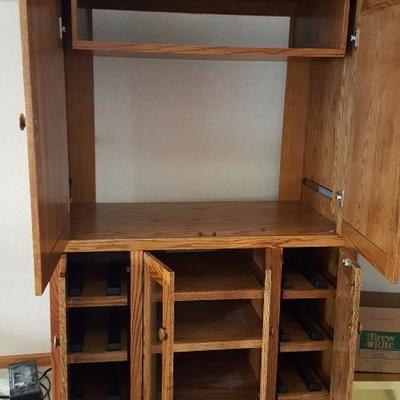 Armoire/Entertainment unit - opened