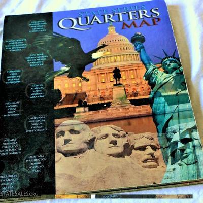 50 State Quarters in Map Display