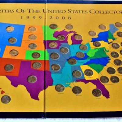 50 State Quarters in Map Display