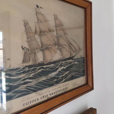 Currier and Ives Lithograph/print
