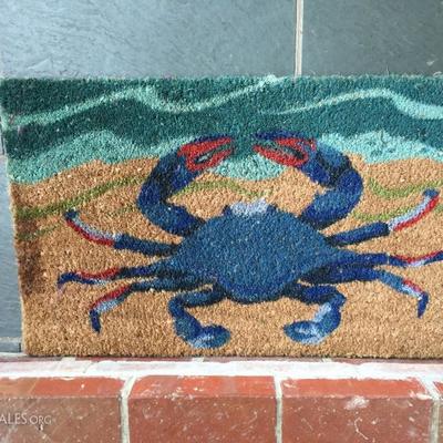 crab door mat