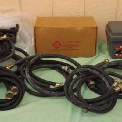 FSV021 Toolbox, Washer/Dryer Hoses and Washer Motor
