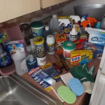 AM102 Household Cleaners, Tools, Waste Bin & More

