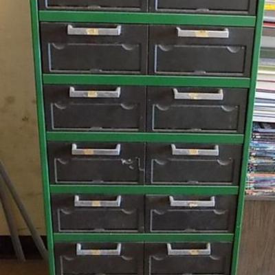 MLT036 Retro Metal Data Case File Cabinet
