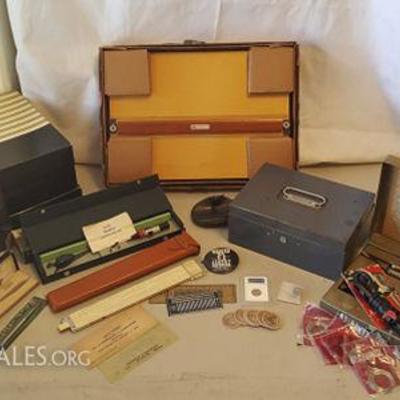 MLT037 Vintage Office Supplies - RapiDesign, Sheaffer, Frederick Post & More
