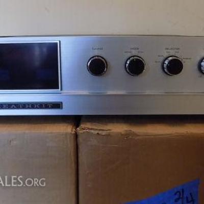 MLT022 NIB Vintage Heathkit Stereo Turntable, Speakers & Receiver
