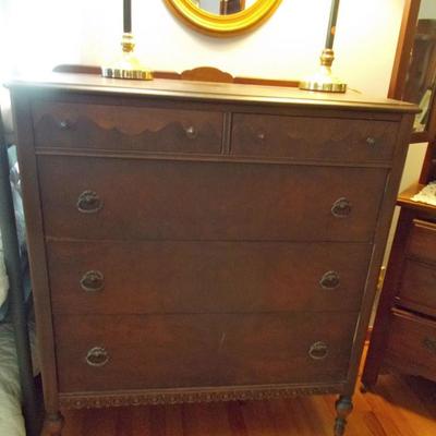 Antique 5 drawer chest $140
39 1/2 X 20 X 47