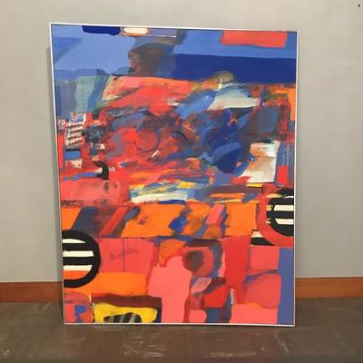 Abstract signed Tibbetts 1964 ( 5"x6")
