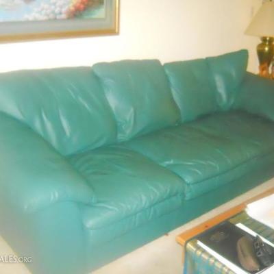 Leather sofa 93