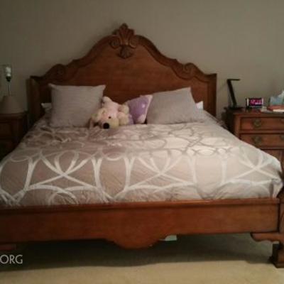 CENTURY BED FRAME AND MATTRESSES AS WELL AS BEDDING FOR SALE 
NIGHT STANDS ARE NOT FOR SALE