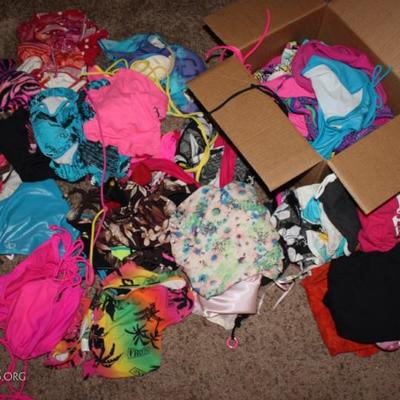 Box lot of bathing suits approx. 25 pcs
