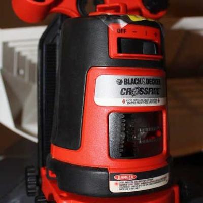 Black and Decker Crossfire laser with mount
