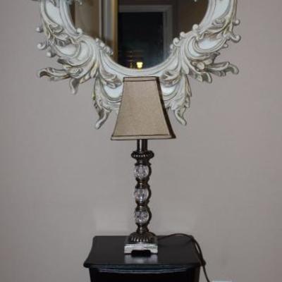 lamps, mirrors, end tables