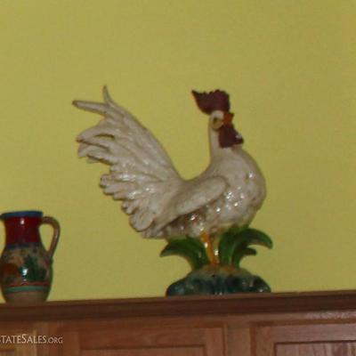 Rooster and jug